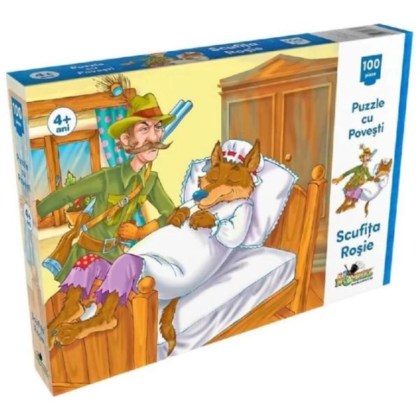 Puzzle 2D Noriel Scufita Rosie 4+/ Numărul de piese: 100 photo 1 Puzzle 2D Noriel Scufita Rosie 4+/ Numărul de piese: 100 photo 1