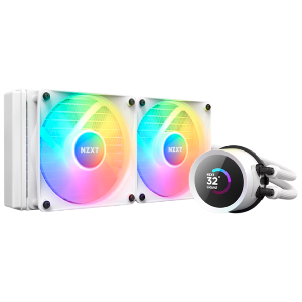Жидкостное охлаждение NZXT Kraken 240 RGB Fluid Dynamic Bearing/ 1800 об/ мин photo 1