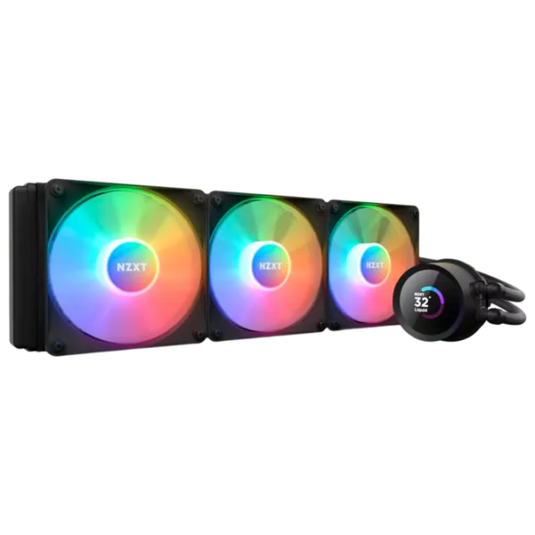 Жидкостное охлаждение NZXT Kraken 360 RGB Гидродинамический/ 2800 об/ мин photo 1