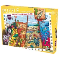 Пазл 2D Noriel Regatul animalelor 3+/ Количество деталей: 240