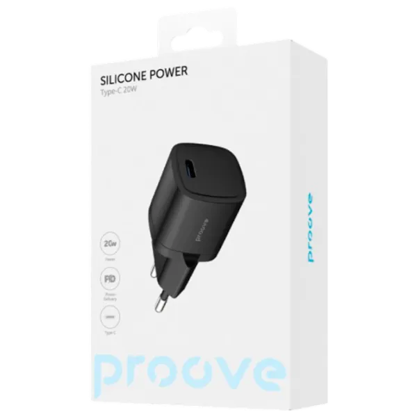 Încărcător de rețea Proove Silicone Power 2 A/ Black photo 6