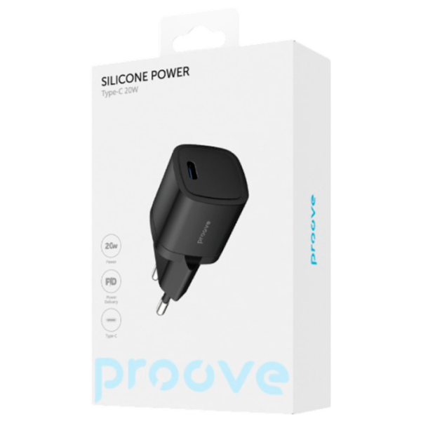 Încărcător de rețea Proove Silicone Power 2 A/ Black photo 6