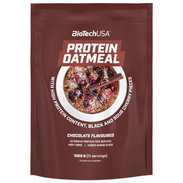 Proteină BioTechUSA Protein Oatmel 1000 g (5999076236435) Fulgi de ovăz/ Chocolate, cherry photo 1 Proteină BioTechUSA Protein Oatmel 1000 g (5999076236435) Fulgi de ovăz/ Chocolate, cherry photo 1