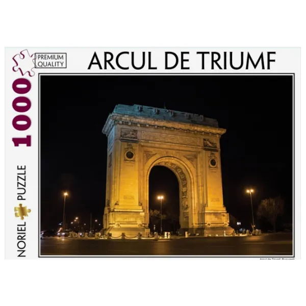 Puzzle 2D Noriel Arcul de Triumf 6+/ Numărul de piese: 1000 photo 1 Puzzle 2D Noriel Arcul de Triumf 6+/ Numărul de piese: 1000 photo 1