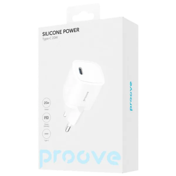 Încărcător de rețea Proove Silicone Power 2 A/ White photo 6 Încărcător de rețea Proove Silicone Power 2 A/ White photo 6