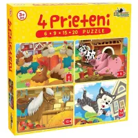 Пазл 2D Noriel Маленькие друзья 3+/ Количество деталей: 50