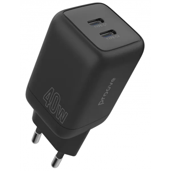 Încărcător de rețea Proove Silicone Power Black photo 1