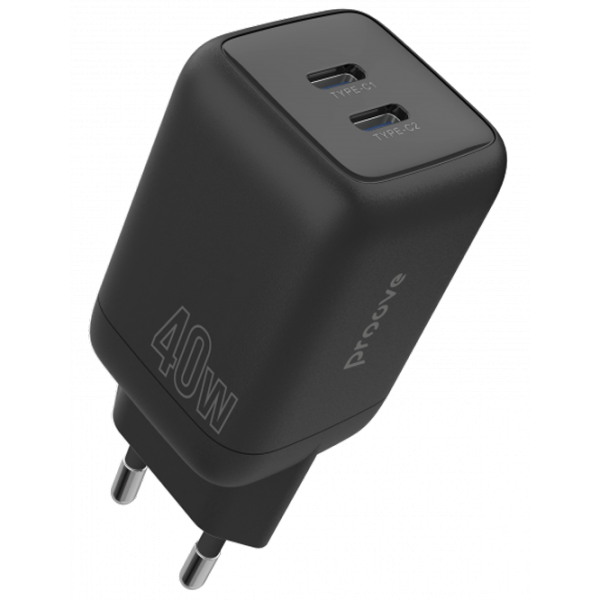 Încărcător de rețea Proove Silicone Power Black photo 1
