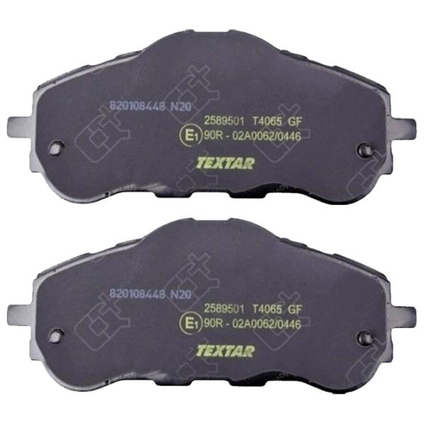 Plăcuțe de frână Textar 2589501 față/ disk photo 1 Plăcuțe de frână Textar 2589501 față/ disk photo 1