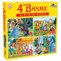 Пазл 2D Noriel 4 in 1 Сказки 3+/ Количество деталей: 50