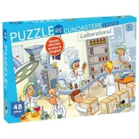 Пазл 2D Noriel Лаборатория 3+/ Количество деталей: 48