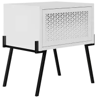 Тумбочки Showdeko NAIVE 51см x 48см x 34см/ Металл/ White