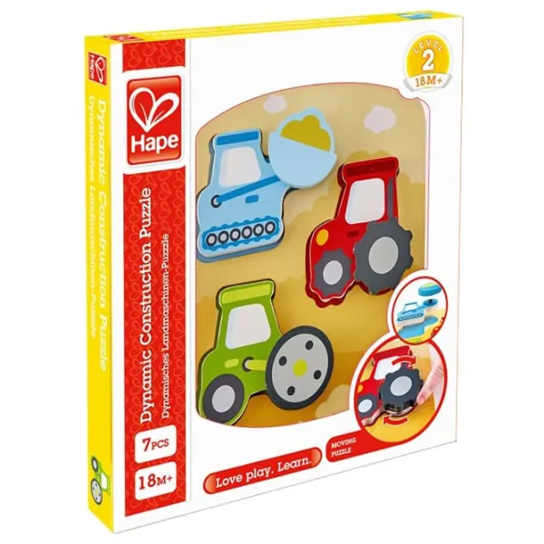Puzzle 2D Hape Dynamic Construction 1.5+/ Numărul de piese: 7 photo 1 Puzzle 2D Hape Dynamic Construction 1.5+/ Numărul de piese: 7 photo 1