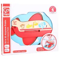 Пазл 3D Hape Airplane 2+/ Количество деталей: 4