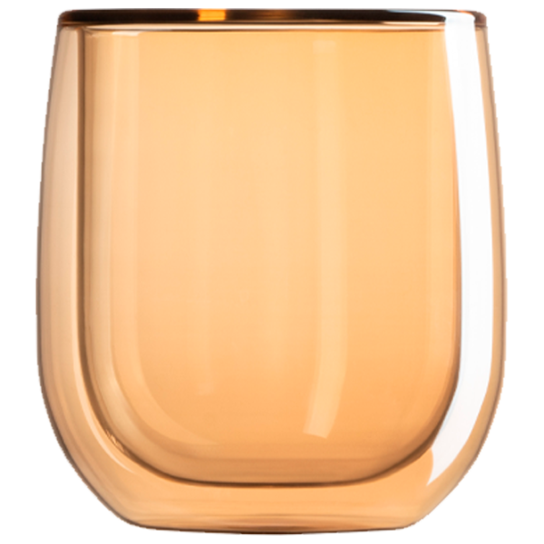 Set de pahare Ardesto AR2625GG 0.25l / Sticlă borosilicată / Golden Moon photo 1