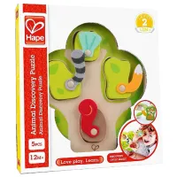 Пазл 2D Hape Who's in The Tree 1+/ Количество деталей: 5
