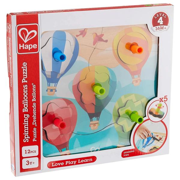 Пазл 2D Hape Spinning Balloons 3+/ Количество деталей: 12 photo 1