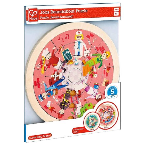 Пазл 2D Hape Jobs Roundabout 4+/ Количество деталей: 20 photo 1 Пазл 2D Hape Jobs Roundabout 4+/ Количество деталей: 20 photo 1
