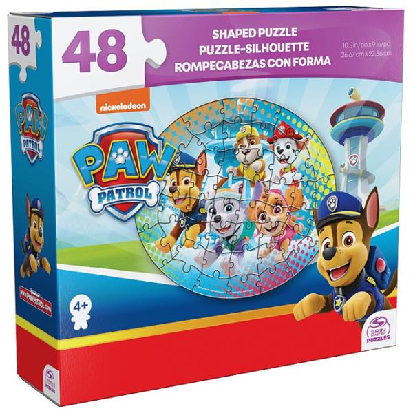 Puzzle 2D Spin Master Paw Patrol Shape 4+/ Numărul de piese: 48 photo 1