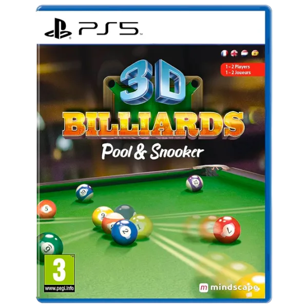 3D Billiards Pool & Snooker Game for PlayStation 5 photo 1 3D Billiards Pool & Snooker Game for PlayStation 5 photo 1