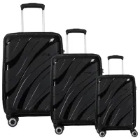 Чемодан CCS 5223 Set 105л/ Черный