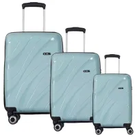 Valiză CCS 5223 Set 105l/ Blue