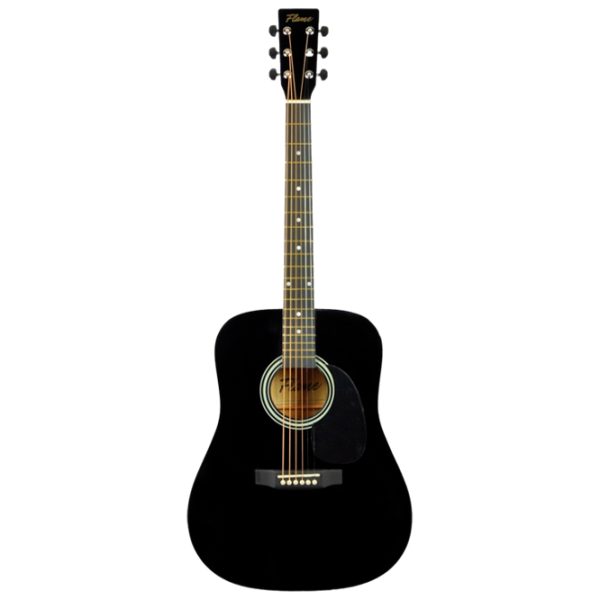 Chitară acustică Flame FG 029-41BK 4/ 4, Dreadnought, Black photo 1