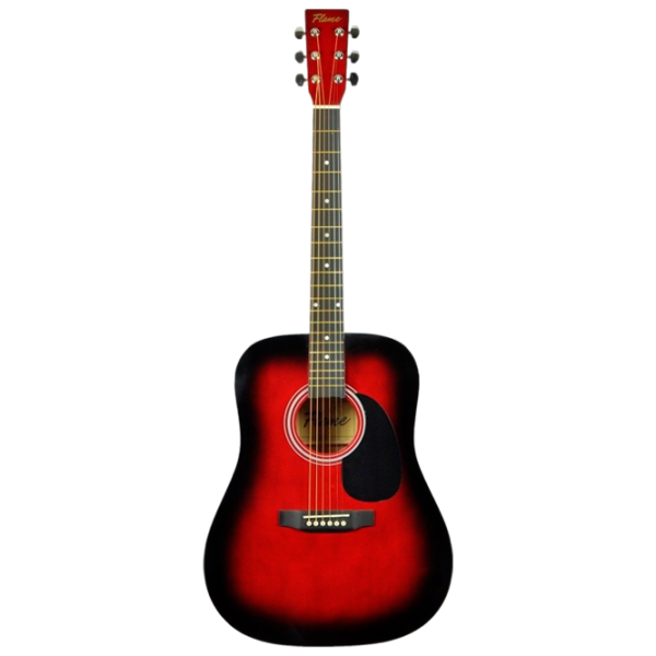Chitară acustică Flame FG229-41 RDS 4/ 4, Dreadnought, Red photo 1