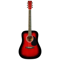 Chitară acustică Flame FG229-41 RDS 4/ 4, Dreadnought, Red