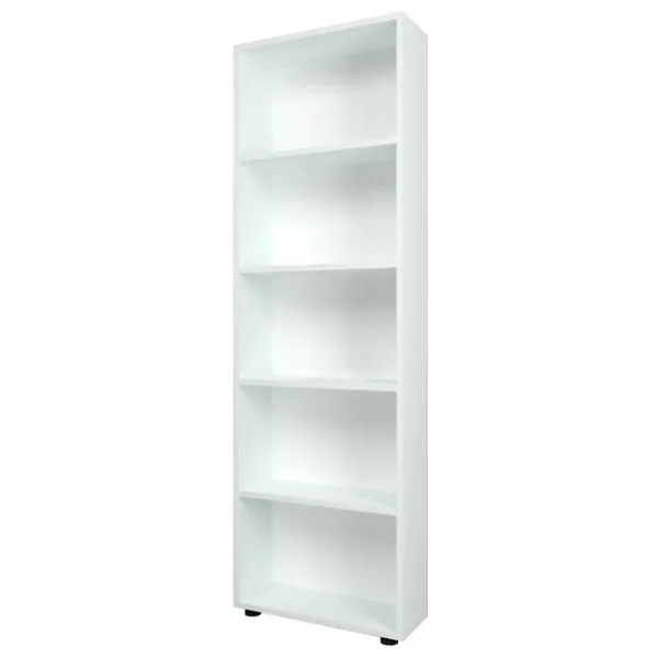 Стеллаж Fabulous 5 Shelves 172см x 55.3см x 20см cm/ ДСП/ White photo 1
