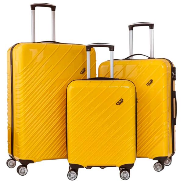 Valiză CCS 5234 Set 105l/ Yellow photo 1 Valiză CCS 5234 Set 105l/ Yellow photo 1