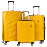 Valiză CCS 5234 Set 105l/ Yellow