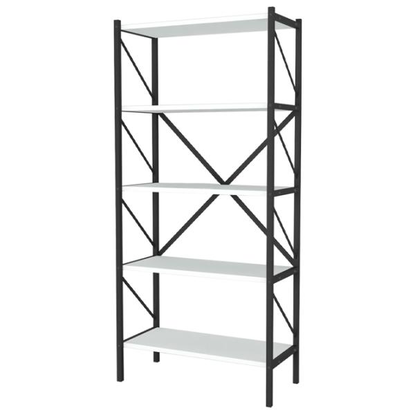 Стеллаж Fabulous 5 Shelves Metal 160см x 66см x 34см cm/ Металл/ White photo 1