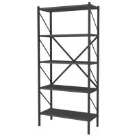 Etajeră Fabulous 5 Shelves Metal 160 x 66 x 34 cm/ Metal/ Anthracite