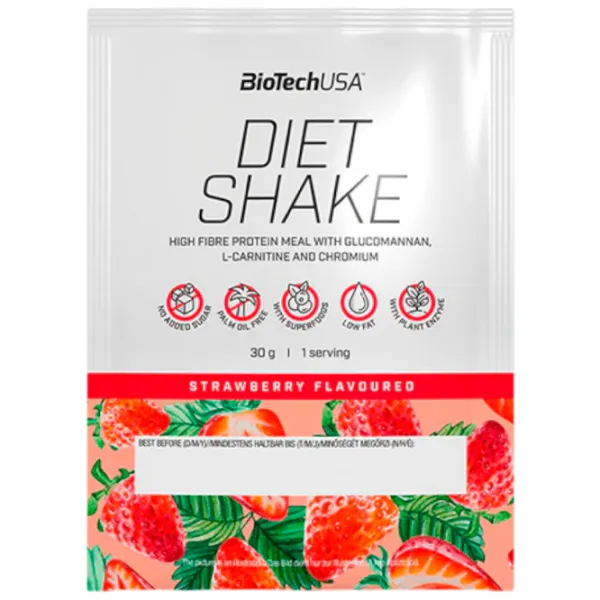 Proteină BioTechUSA Diet Shake 30 g (256726078) praf/ Сăpșuni photo 1