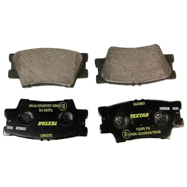 Тормозные колодки Textar 2433801 задние/ дисковые photo 1