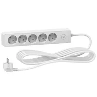 Prelungitor Schneider-Electric ST9455W 5 m White
