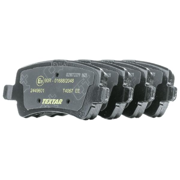 Тормозные колодки Textar 2449601 задний/ дисковые photo 1 Тормозные колодки Textar 2449601 задний/ дисковые photo 1