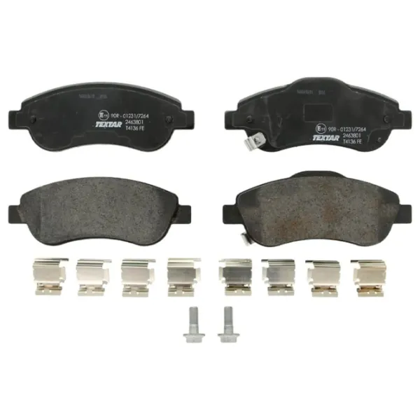 Plăcuțe de frână Textar 2463801 față/ disk photo 1 Plăcuțe de frână Textar 2463801 față/ disk photo 1