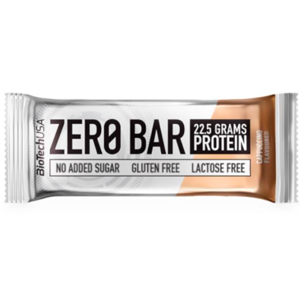 Batoane proteice BioTechUSA Zero Bar Cappuccino (5999076223596) 50 g photo 1