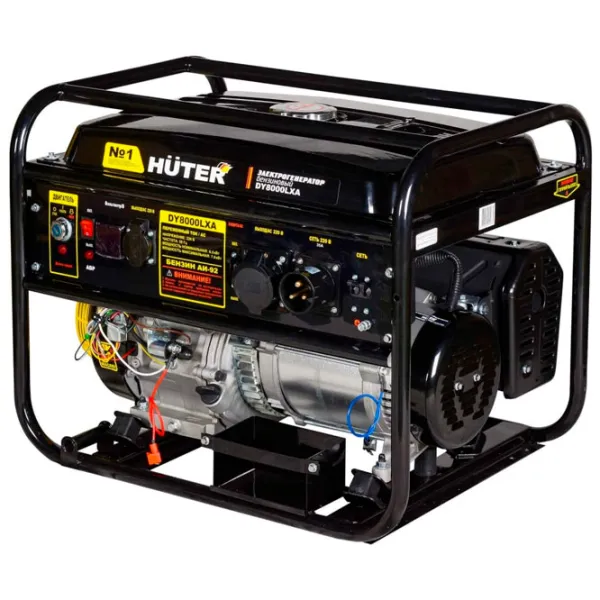 Генератор Huter DY8000LXA + AVR 220 В Бензин/ 6.5 кВт photo 1