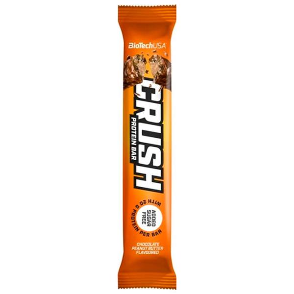 Batoane proteice BioTechUSA Crush Bar Сiocolată, unt de arahide (5999076228775) 64 g photo 1