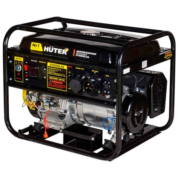 Генератор Huter DY8000LXA 220 В Бензин/ 6.5 кВт photo 1