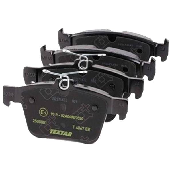Тормозные колодки Textar 2500801 задние/ дисковые photo 1 Тормозные колодки Textar 2500801 задние/ дисковые photo 1