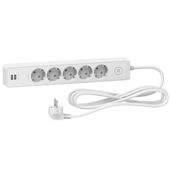 Удлинитель Schneider-Electric ST945U3W 3 м Белый photo 1
