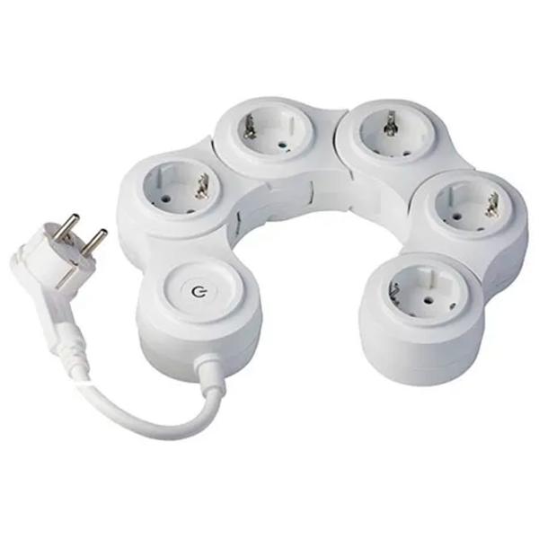 Удлинитель Scame PP2529 1.5 м Белый photo 1
