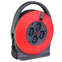 Удлинитель на катушке Scame PP2742RO 10 м Красный