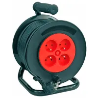 Удлинитель на катушке Vorel 82685 50 м Черный