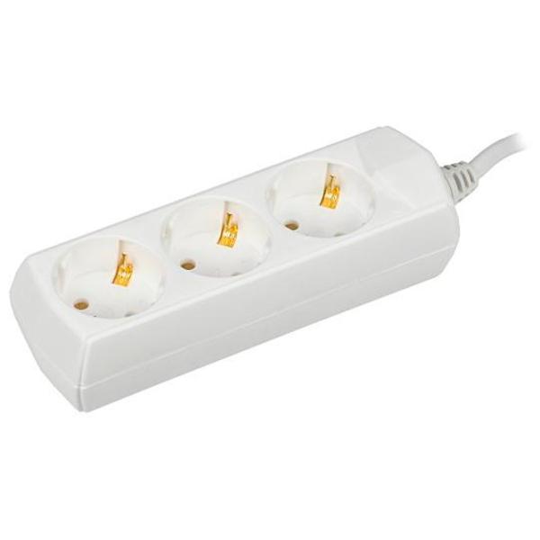 Удлинитель Generica WYP10-10-03-05-Z-G 5 м Белый photo 1