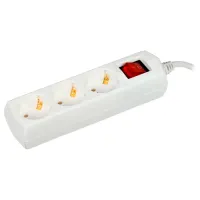 Удлинитель Generica WYP10-10-03-05-ZK-G 5 м Белый